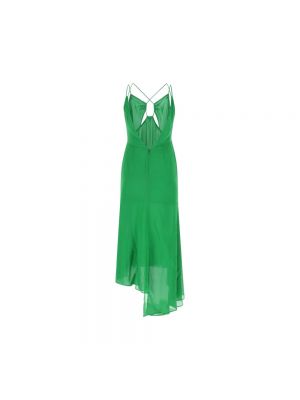 Vestido de seda Andamane verde