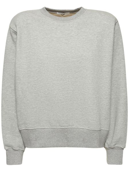 Jersey bomull sweatshirt The Frankie Shop grå