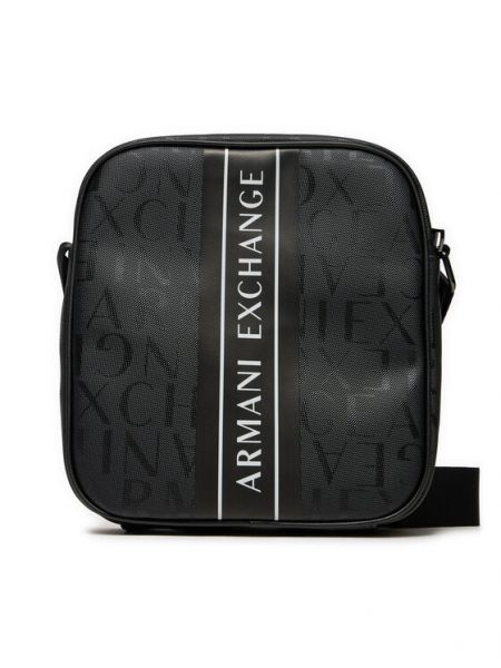 Taška přes rameno Armani Exchange černá