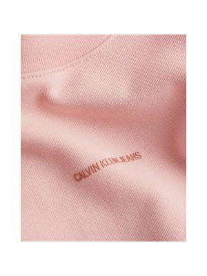 Mini vestido de algodón Calvin Klein rosa