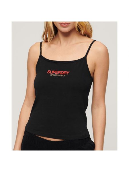 Приталенная футболка Superdry черная