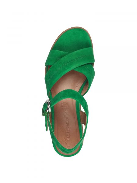 Sandales Tamaris vert