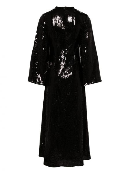 Maksi suknelė su blizgučiais Batsheva juoda