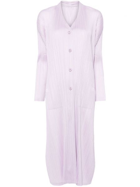 Palton plisat Pleats Please Issey Miyake violet