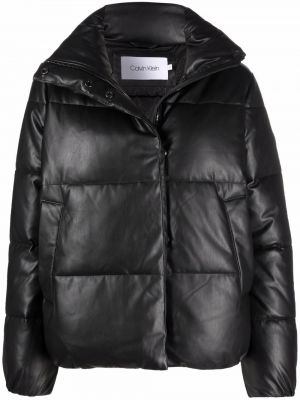 Дутая куртка на шпильке Calvin Klein, черная