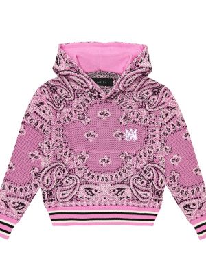 Puuvilla kashmir huppari tytöille Amiri Kids pinkki