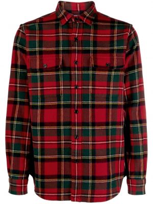 Camicia di lana Polo Ralph Lauren rosso