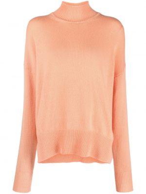Džemper od kašmira Jil Sander narančasta