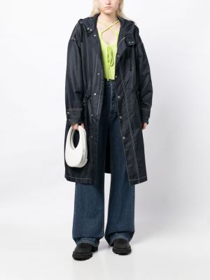 Kabát s knoflíky s kapucí Chanel Pre-owned