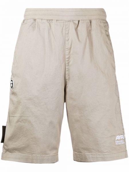 Sportshorts med broderi Aape By *a Bathing Ape® brun