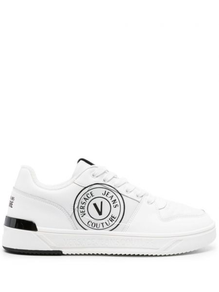 Bőr sneakers nyomtatás Versace Jeans Couture