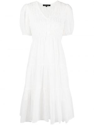 Sukienka z dekoltem w serek Tout A Coup biała