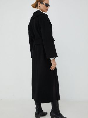 Шерстяное пальто By Malene Birger черное