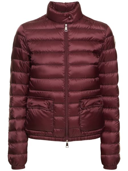 Nylon untuvatakki Moncler viininpunainen