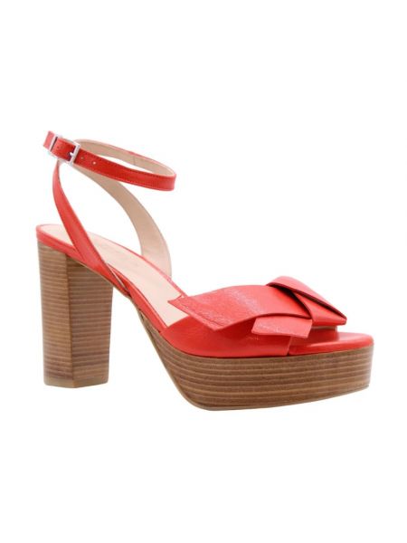 Sandale mit absatz mit hohem absatz Zinda rot