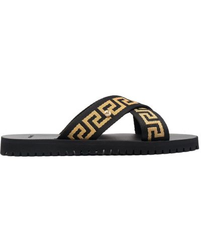 Sandales Versace melns