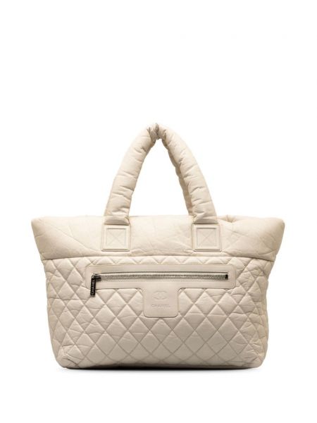 Nákupná taška Chanel Pre-owned biela