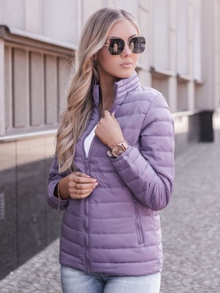 Демісезонна куртка Edoti фіолетова