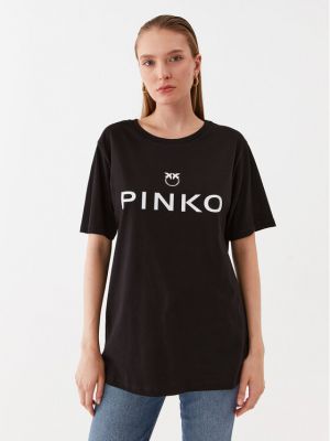 Tricou cu croială lejeră Pinko negru