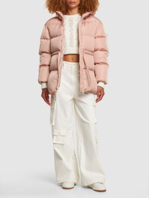 Pernata jakna Palm Angels ružičasta