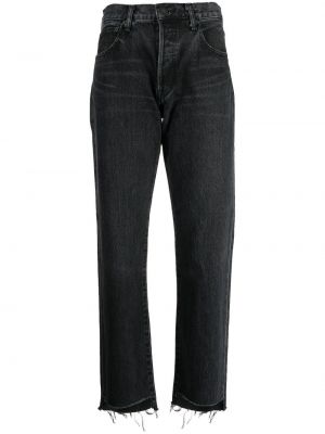 Rovné džíny Moussy Vintage - Černá