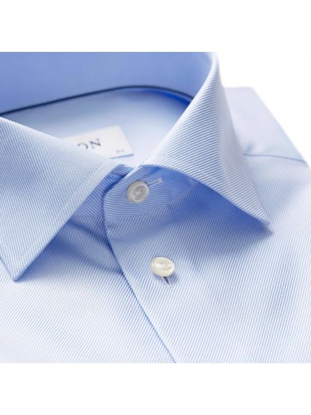 Camisa slim fit Eton azul