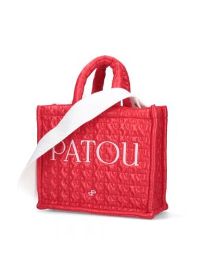 Bolso shopper Patou rojo