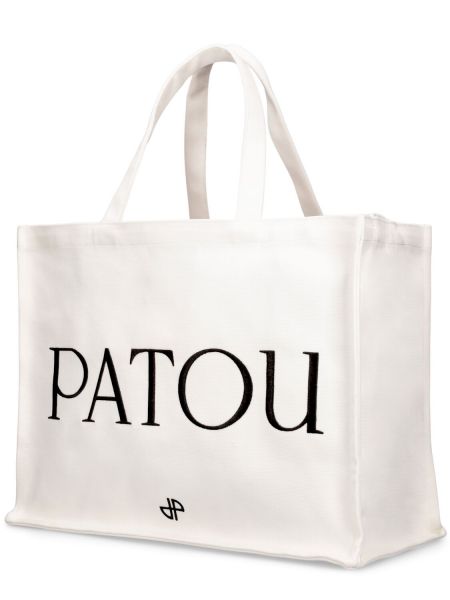 Shopper handtasche Patou weiß