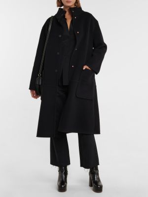 Vlnený krátký kabát See By Chloã© čierna