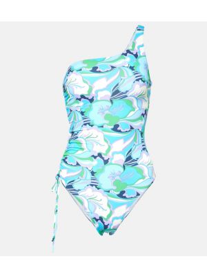 Kupaći kostim s cvjetnim printom Melissa Odabash plava