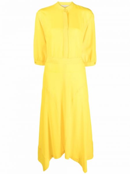 Vestido con lazo Stella Mccartney amarillo