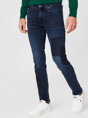 Traperice ravnih nogavica Tommy Jeans plava