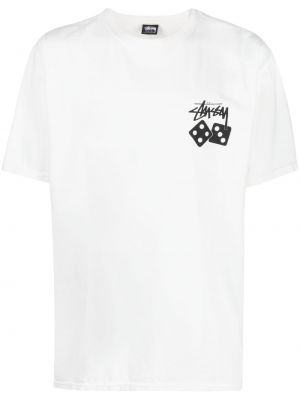 T-shirt Stüssy vit