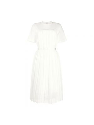 Biała sukienka Moncler