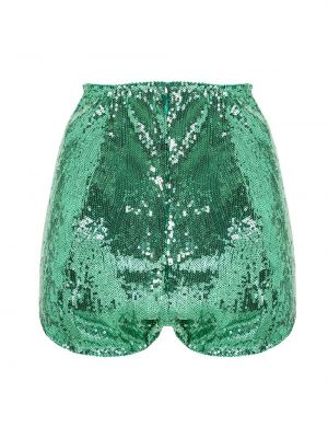 Pantalones cortos con lentejuelas Dolce & Gabbana verde