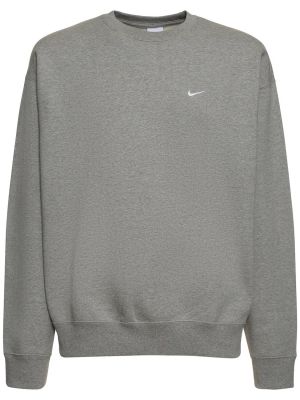 Bluza dresowa bawełniana Nike szara