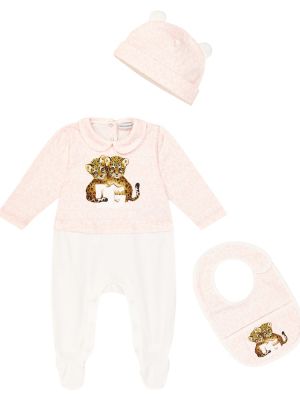 Jersey bomull lue for jenter Dolce&gabbana Kids rosa