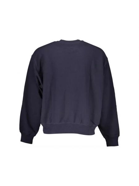 Jersey de algodón manga larga de tela jersey Tommy Hilfiger azul