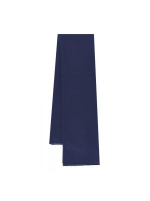 Bufanda de seda Alberta Ferretti azul