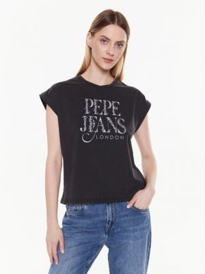 Топ Pepe Jeans сиво