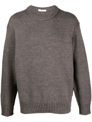 Плетен пуловер Lemaire сиво