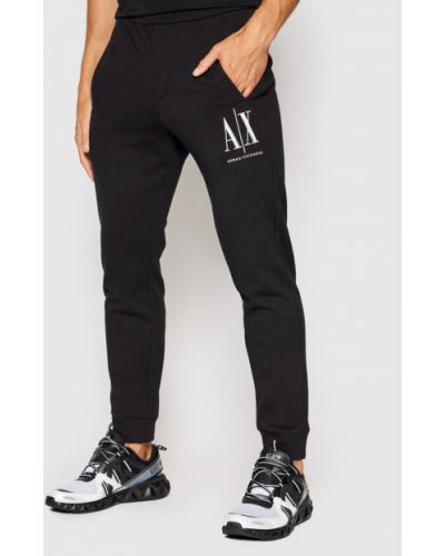 Teplákové nohavice Armani Exchange čierna