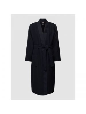Szlafrok z fakturowanym wzorem model ‘Waffle Kimono’ Boss