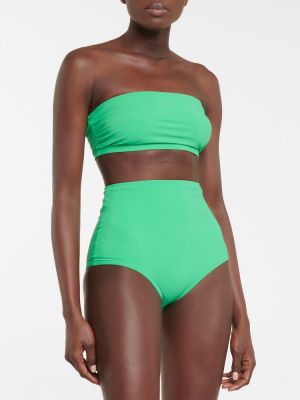 Bikini a vita alta Karla Colletto verde