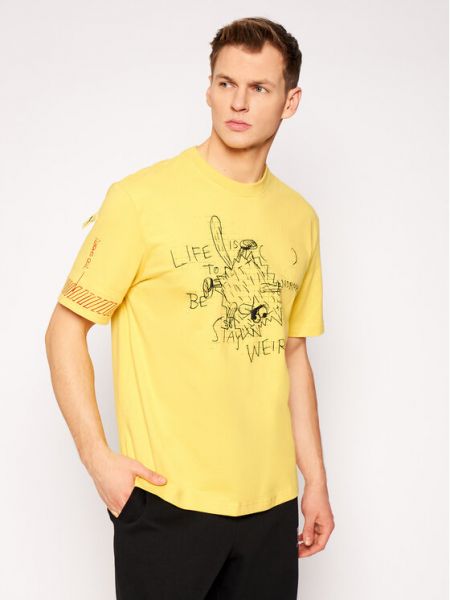 T-Shirt MICHAEL LAU 2Sho Tee 530361 Żółty Regular Fit Puma