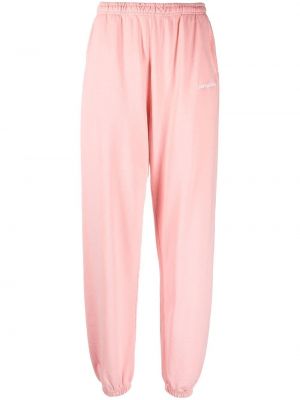 Pantaloni ricamati Sporty & Rich rosa