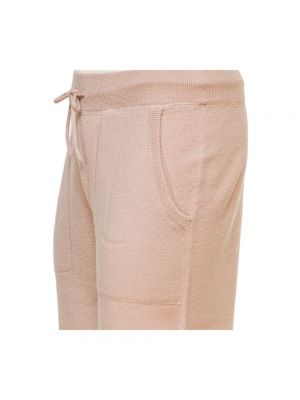 Pantalones de chándal con bordado de punto Mc2 Saint Barth beige