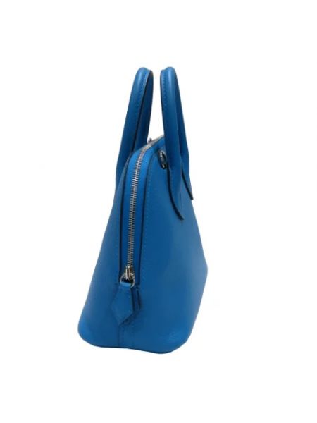 Bolsa de cuero retro Hermès Vintage azul