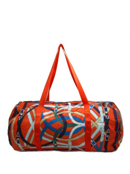Пътна чанта Hermès Pre-owned оранжево