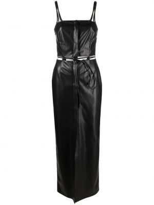 Robe longue Nanushka noir